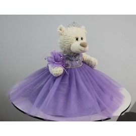 20 inches Quince Anos Quinceanera Last Doll Teddy Bear with Dress (Centerpiece) B16631-5 (Lavender1)