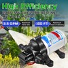 2088-403-144/2088-554-144 Diaphragm Pump,12 V 45 PSI RV Water Pump,3.5 Gallons