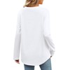 Elesomo Womens Tunic Tops Long Sleeve Shirts Crew Neck Tshirts