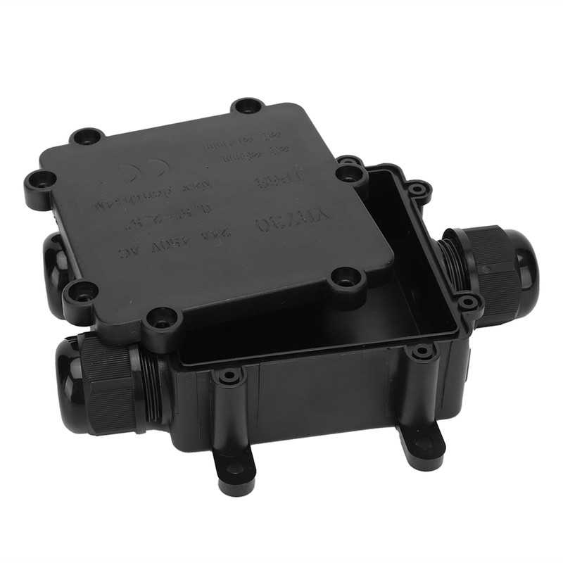Waterproof Junction Box Outdoor 3 Way Flame Retardant Cable Connector