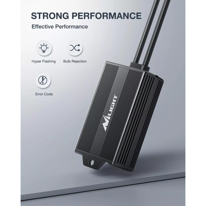 Nilight LED CANbus Decoder Anti-Flickerin - H13/9008