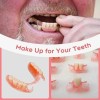 Unbranded 2 Set Dentures Fake Teeth DIY Kit Top and