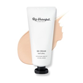 BR Waterfull Blemish Balm, Korean BB Cream, Dewy Finish, Moisturizing Medium Flawless Coverage, Natural Skin Tone, Glow & Dewy Makeup, 1.41oz (BB Cream Natural Type)