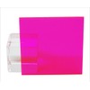 1/8" (0.118") Pink Neon Fluorescent Acrylic Plexiglass Sheet 12"x12" Cast