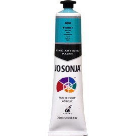 Jo Sonja Matte Flow Acrylic 75ml Tube - Aqua