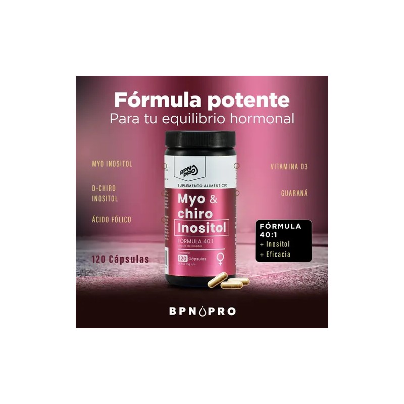 Magnesio Citrato Glicinato Myo Chiro Inositol Vitamina D3 Sabor Cápsulas