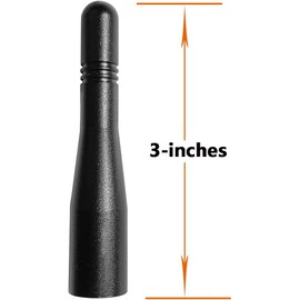 Antena corta para GMC Acadia 2007-2019 | GMC Terrain 2010-2017 | Antena negra de 3 pulgadas | para antena de radio de coche Acadia Terrain Accesorios de repuesto | Antena para Carro