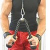 Accessotech Heavy Duty Black Tricep Rope Attachment Bodybuilding Plastic End