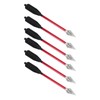 6Pcs Crossbow Arrows Double Screw Fixing Aluminum Alloy Shooting Bow