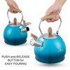 Creative Home 2.6 Qt. Stainless Steel Whistling Tea Kettle Teapot
