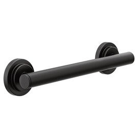 Moen YG0712BL Bathroom Safety 12-Inch Stainless Steel Modern Bathroom Grab Bar