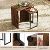 Giantex Nesting Coffee Table Set of 2, Stackable End Tables