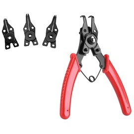 NEYORIKA Snap Ring Pliers for Axles and Holes, 4 Piece Set
