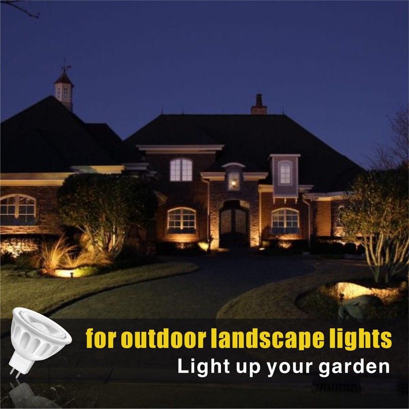 Aovpex MR16 LED Bulbs, 5W(50W Halogen Equivalent) Landscape Light Bulbs,