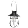 Solar Lantern Waterproof Hanging Light Outdoor Iron Art Hollow LED