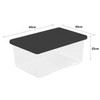 Wham Crystal Clear Plastic Storage Box