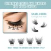 DIY Eyelash Extension, 3D Effect Individual Glue Bonded Lash Clusters