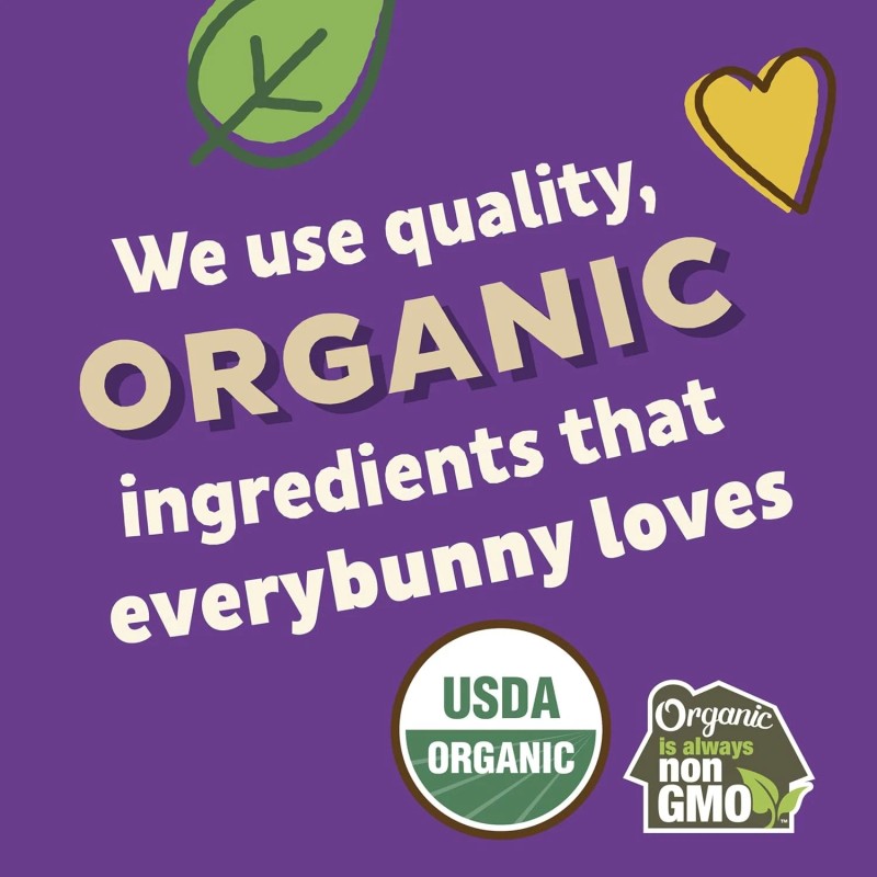 Annie's Organic Honey Graham Crackers, Easter Treats, With Whole Grain,