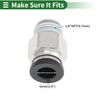 TUCKBOLD Push to Connect Air Fittings 1/4" Male Thread Air