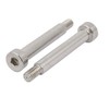 sourcing map 304 Stainless Steel Hexagonal Shoulder Bolts 10 mm