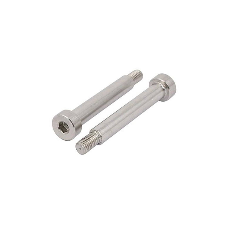 sourcing map 304 Stainless Steel Hexagonal Shoulder Bolts 10 mm