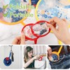 Foldable Fan, 4 Pcs Round Handheld Folding Fan, Portable Japanese