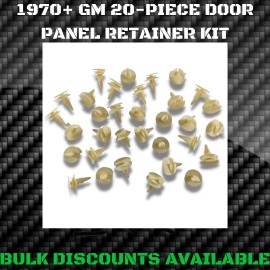 GM Replacement 1970-1981 Camaro SS Z28 Interior Door Panel Buttons Clips Retainers Fasteners GM