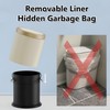 URALFA 2Pack Bathroom Trash Can with Lid, Small Garbage Can