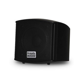 Acoustic Audio AA321B Mountable Indoor Black Speakers 1000 Watts 5 Piece Set AA321B-5S