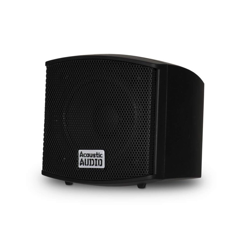 Acoustic Audio AA321B Mountable Indoor Black Speakers 1000 Watts 5