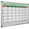 MooreCo Essential Magnetic Monthly Planner Dry Erase Whiteboard, 24"H x