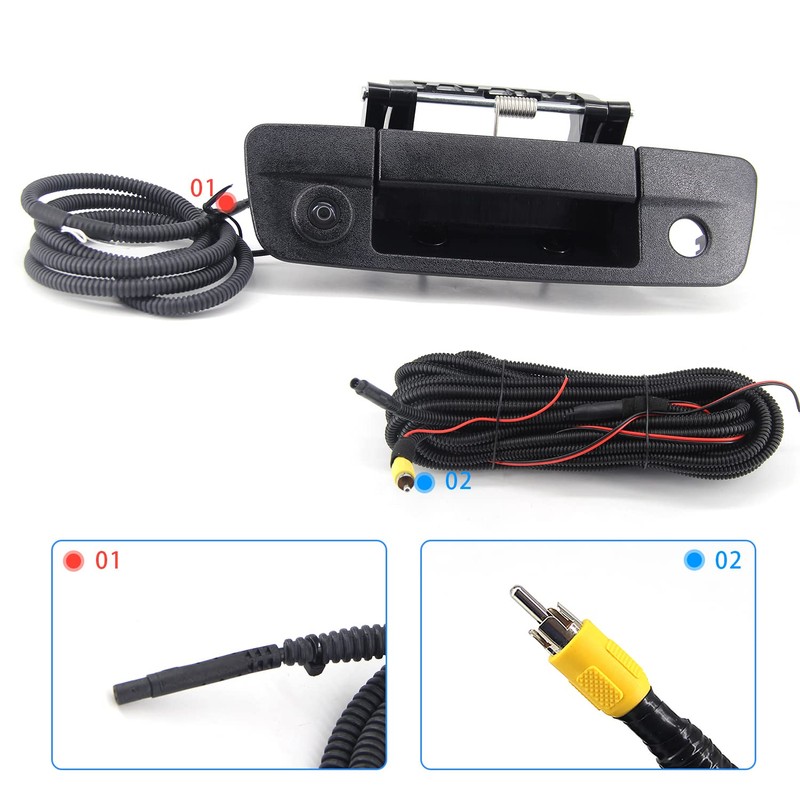 FEXON Rear View Backup Tailgate Handle Car Camera Compatible with