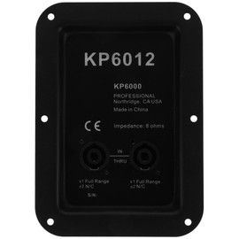 ERINGOGO Durable Speaker Junction Box with Metal Base Easy Install Loudspeaker Terminal Connector for Stage Equipment Compatible with Various Speakers