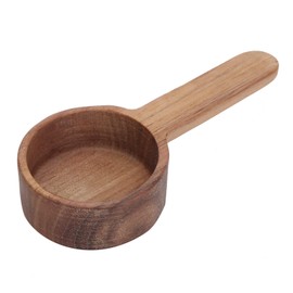 Nikou Kaffeelöffel Holz Messlöffel Größe Optionaler Küchensuppenlöffel(Short handle 8g)