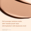 Clarins NEW Skin Illusion Longwear Full Coverage Foundation|Luminous Matte Finish|24H