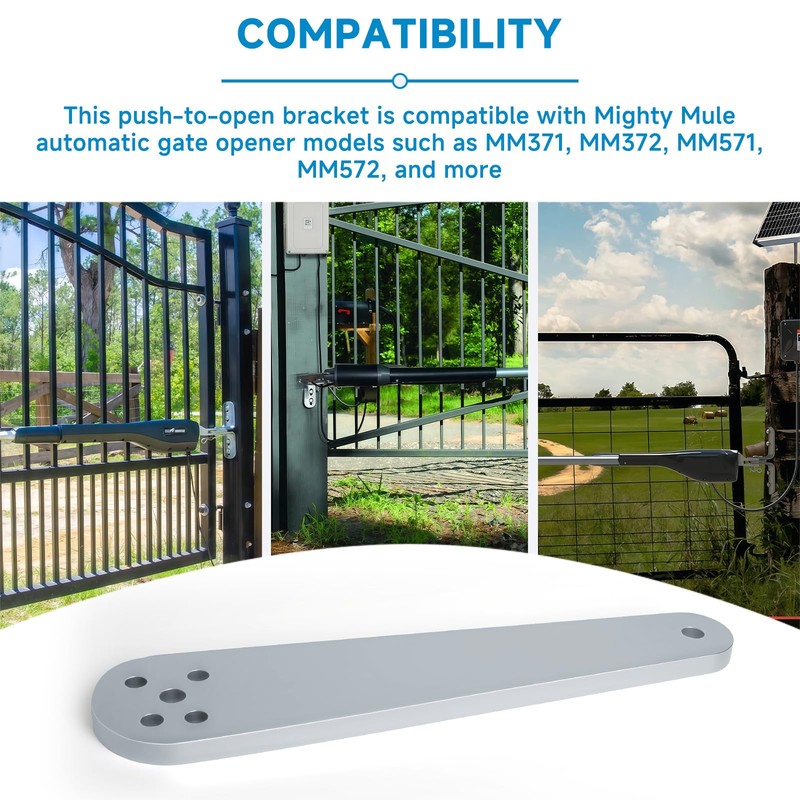 Cutetool FM148 Push to Open Gate Bracket Compatible with Mighty