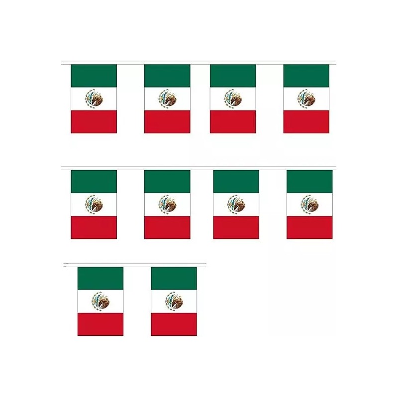 KFMX Banderin Viva México Colgante Banderas Fiesta Patrias Guía