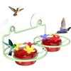 Window Hummingbird Feeder, Small Hummingbird Feeder for Outdoors with Strong