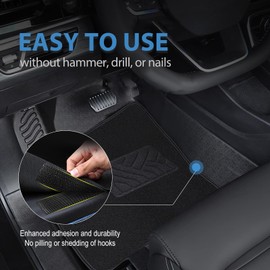 50pcs Car Mat Fixing Clips - Universal Anti-Slip Floor Mat Fasteners, Durable Auto Carpet Grips, Easy Install Car Floor Pad Retainer Hooks|car mats Sticker