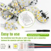 EPLZON 5 Pin 10 mm LED Strip Connector LED Light