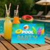 Pool Party Invitations 20 Pack - Double-Sided 300gsm Matte Cards,
