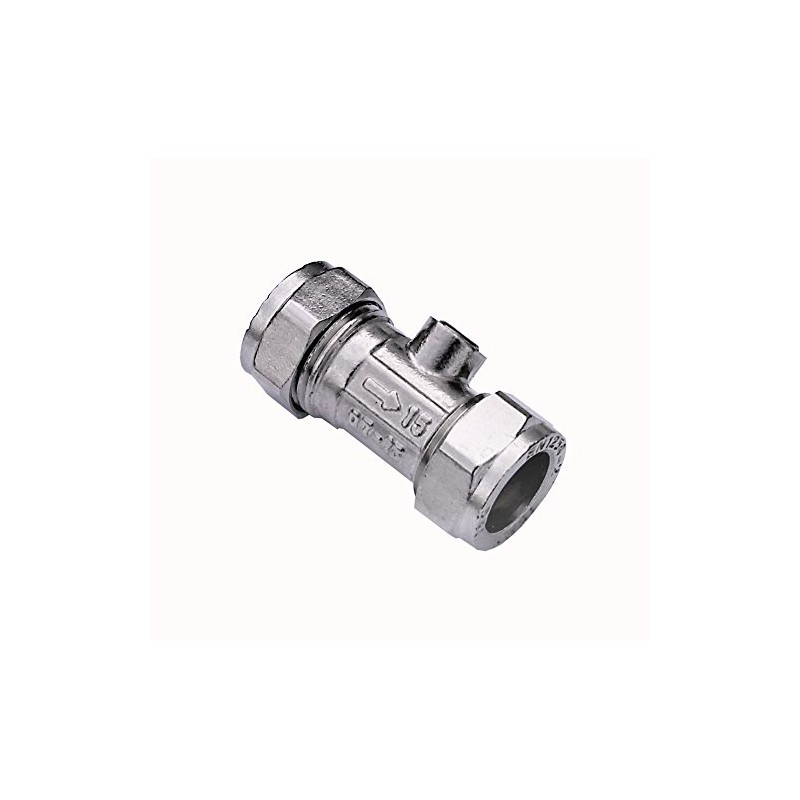 Visua 15mm Compression Isolation Valves - Pack of 4