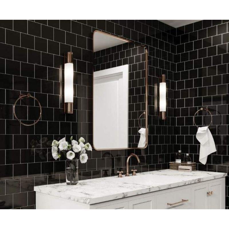 4 in Ceramic Tile Gloss 4 1/4" Box of 10