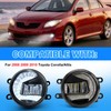 LED Fog Lights Compatible with 2008-2010 Toyota Corolla Bumper Driving