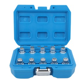 10Pcs Wheel Locking Lug Nut Key Set Remover Installation Anti‑Theft Kit