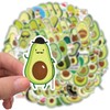 100Pcs Avocado Stickers Laptop Water Bottles Phone Skateboard Car Computer