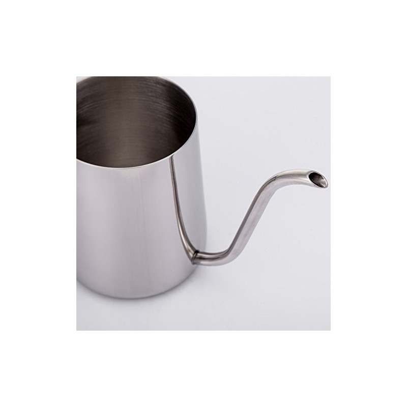 Kitchen Supplies, Coffee Drip Pot, Narrow Mouth, Stainless Steel, Drip