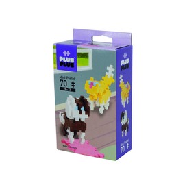 Plus-Plus 300.3754 9603754 Geniales Konstruktionsspielzeug, Pastel, Hunde und Katzen, Bausteine-Set, 70 Teile
