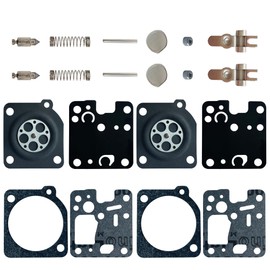2 Pack RB-123 Carburetor Carb Repair Rebuild Gasket Diaphragm Kit for Zama RB-K7S RB-K8S RB-K75 P005001670 Echo GT-225 GT-225i PAS-225 PE-225 PPF-225 PPF-235ES PPT-235ES SHC-225 SCH225S SRM-225