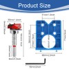 STCRERAG Hinge Templates 35 mm Metal Hinge Drilling Gauge Durable